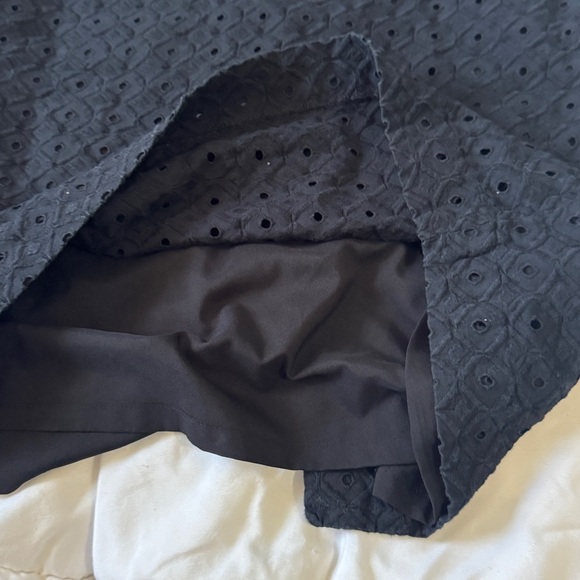 ANN TAYLOR LOFT textured pencil skirt, black, lined, business or casual sz 6​ - Picture 4 of 7